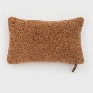 Oversize Teddy Faux Shearling Lux Throw Pillow Case  12x20